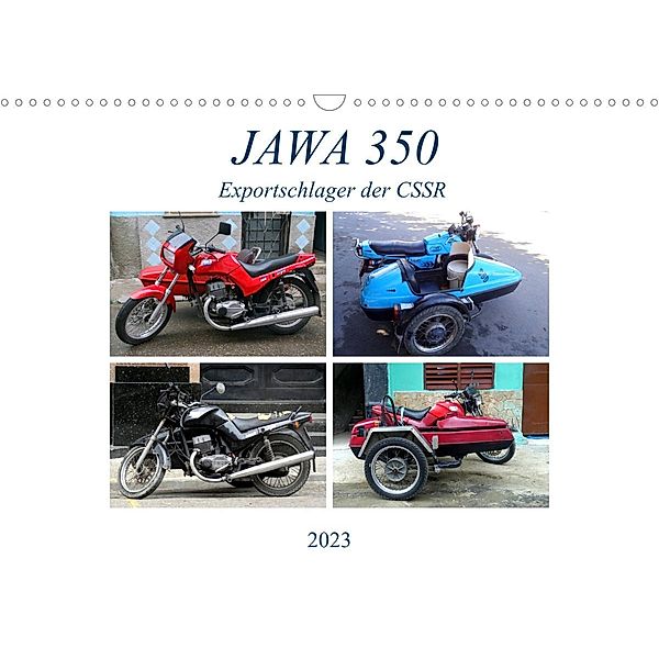 JAWA 350 - Exportschlager der CSSR (Wandkalender 2023 DIN A3 quer), Henning von Löwis of Menar, Henning von Löwis of Menar