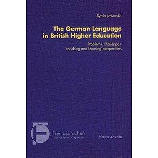 Jaworska, S: German Language in British Higher Education, Sylvia Jaworska