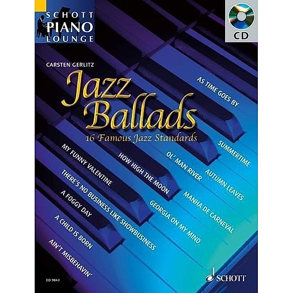 Jazz Ballads, für Klavier, m. Audio-CD, Carsten Gerlitz