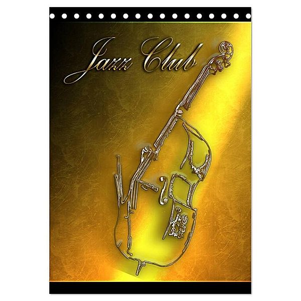 Jazz Club (Tischkalender 2024 DIN A5 hoch), CALVENDO Monatskalender, Bluesax