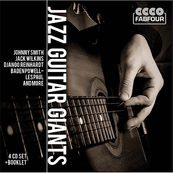 Jazz Guitar Giants, 4 CDs, Diverse Interpreten