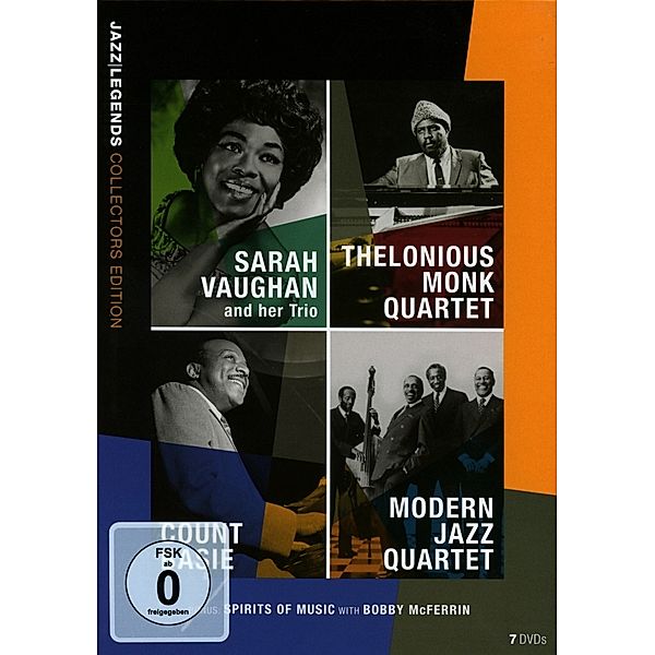 Jazz Legends, Vaughan, Basie, Modern Jazz Quartet, Mcferrin, Monk