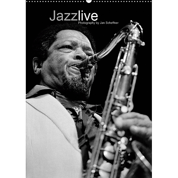 Jazz live (Wandkalender 2019 DIN A2 hoch), Jan Scheffner