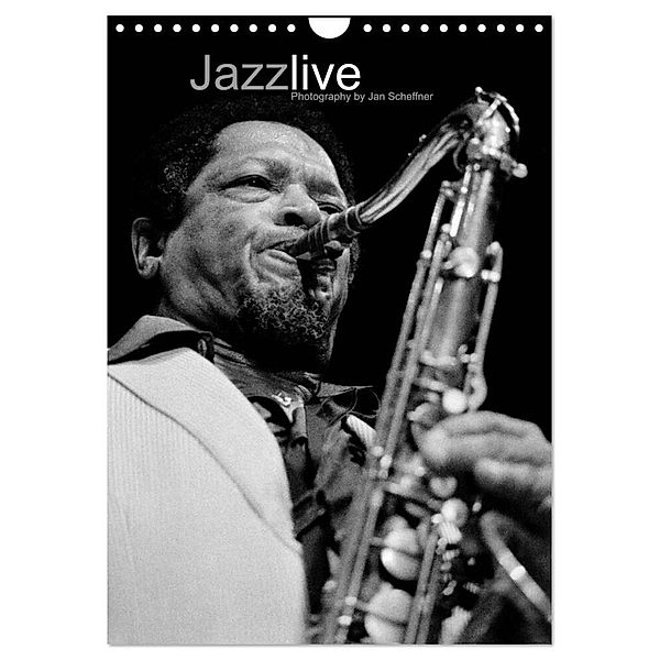 Jazz live (Wandkalender 2024 DIN A4 hoch), CALVENDO Monatskalender, Jan Scheffner