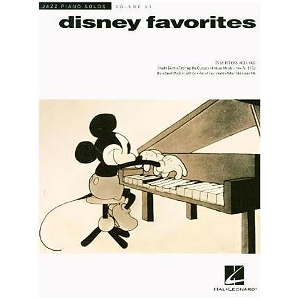 Jazz Piano Solos: Disney Favorites
