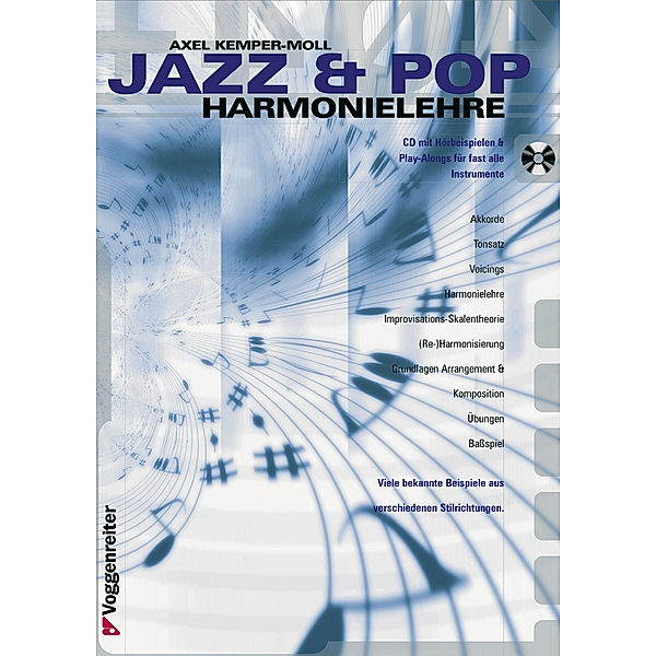 Jazz & Pop Harmonie-Lehre, m. 1 Audio-CD, Axel Kemper-Moll