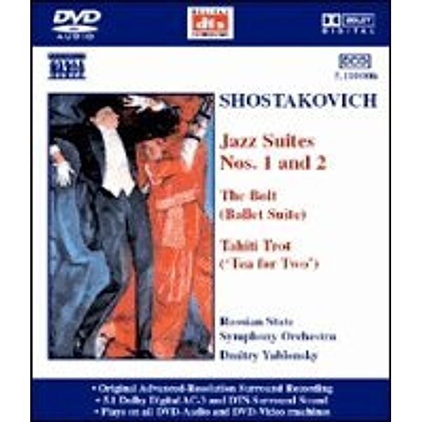 Jazz Suiten Nr.1& 2 (DVD Audio), Dmitry Yablonksy, Russ.sso
