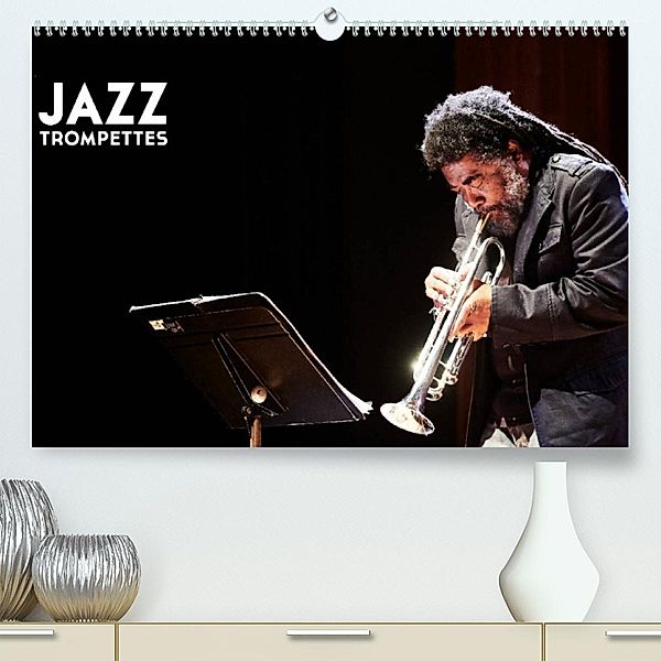 Jazz Trompettes (Premium, hochwertiger DIN A2 Wandkalender 2023, Kunstdruck in Hochglanz), Hervé Le Gall