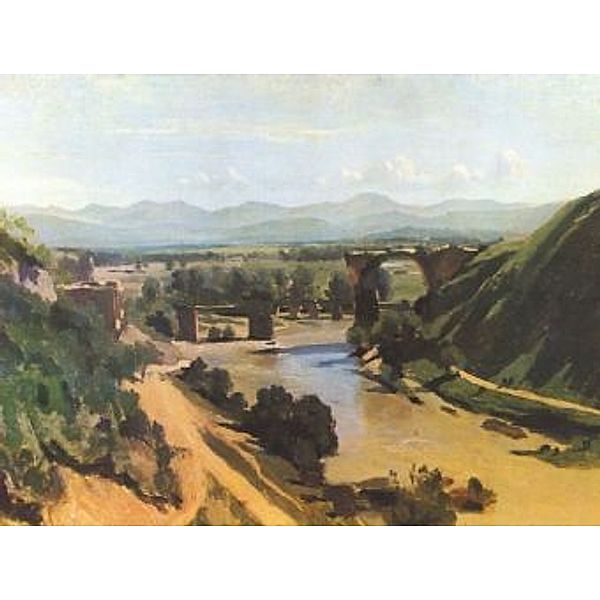 Jean-Baptiste-Camille Corot - Brücke von Narni, Augustusbrücke über die Nera - 100 Teile (Puzzle)
