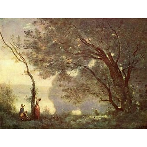 Jean-Baptiste-Camille Corot - Erinnerung an Mortefontaine - 100 Teile (Puzzle)