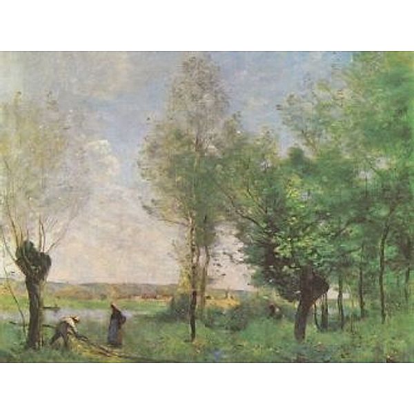 Jean-Baptiste-Camille Corot - Erinnerung an Coubron - 100 Teile (Puzzle)