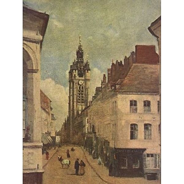 Jean-Baptiste-Camille Corot - Glockenturm von Douai - 100 Teile (Puzzle)