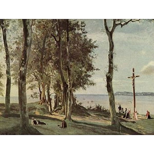 Jean-Baptiste-Camille Corot - Honfleur. Kalvarienberg auf der Côte de Grace - 200 Teile (Puzzle)