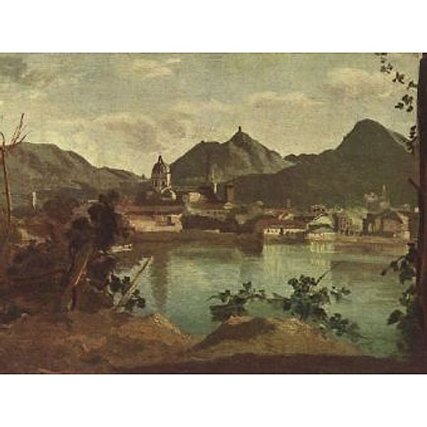 Jean-Baptiste-Camille Corot - Stadt und See von Como - 1.000 Teile (Puzzle)