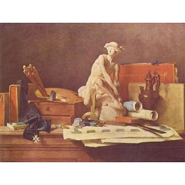 Jean-Baptiste Siméon Chardin - Attribute der Künste und die Belohnungen, die ihnen gewährt werden - 100 Teile (Puzzle)