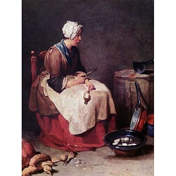 Jean-Baptiste Siméon Chardin - Die Rübenputzerin - 2.000 Teile (Puzzle)