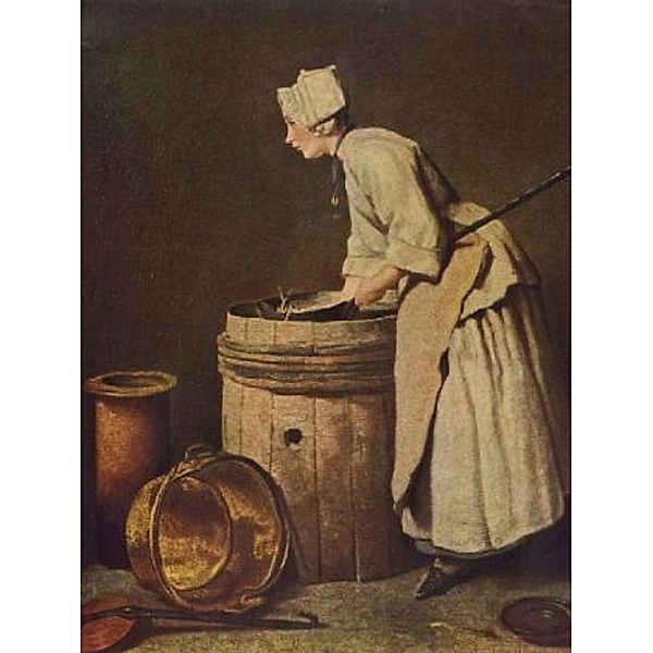Jean-Baptiste Siméon Chardin - Frau, Geschirr scheuernd - 2.000 Teile (Puzzle)