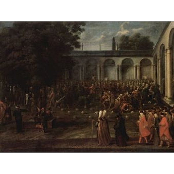 Jean-Baptiste van Mour - Der Gesandte Cornelis Calkoen begibt sich zur Audienz beim Sultan - 1.000 Teile (Puzzle)