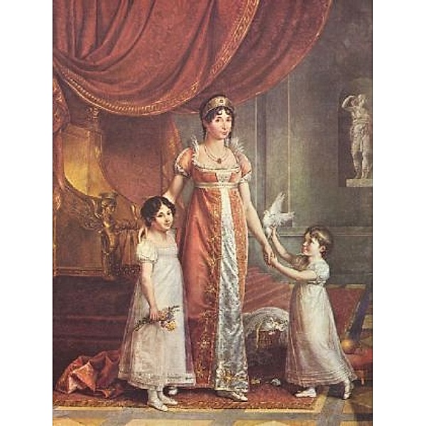 Jean-Baptiste Wicar - Porträt der Königin Julia Bonaparte mit ihren Töchtern - 2.000 Teile (Puzzle)