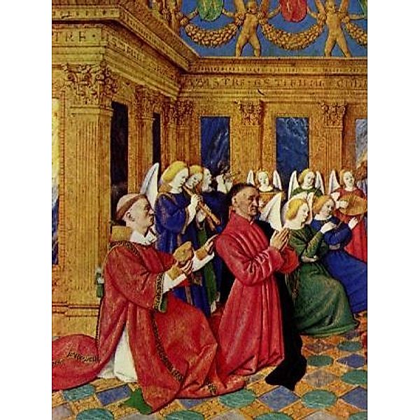 Jean Fouquet - Livres d'heures, Porträt des Étienne Chevalier mit seinem Schutzpatron - 2.000 Teile (Puzzle)