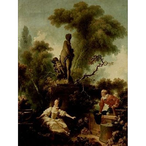 Jean-Honoré Fragonard - Gemäldeserie zum Thema Liebesverfolgung, Szene: Die Leiter - 200 Teile (Puzzle)
