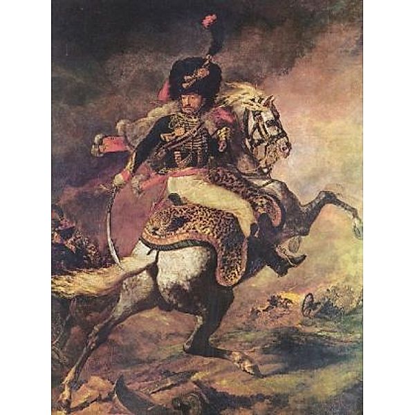 Jean Louis Théodore Géricault - Offizier der Gardejäger beim Angriff - 100 Teile (Puzzle)