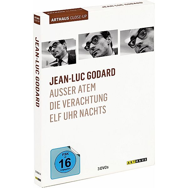Jean-Luc Godard, 3 DVDs, François Truffaut, Jean-Luc Godard, Alberto Moravia