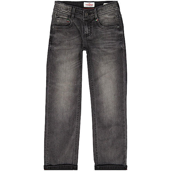 Vingino Jeans BAGGIO Regular Fit in dark grey vintage