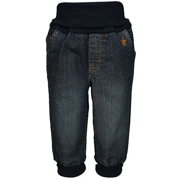 zoolaboo Jeans-Hose BASIC mit Ripp-Bündchen in darkblue