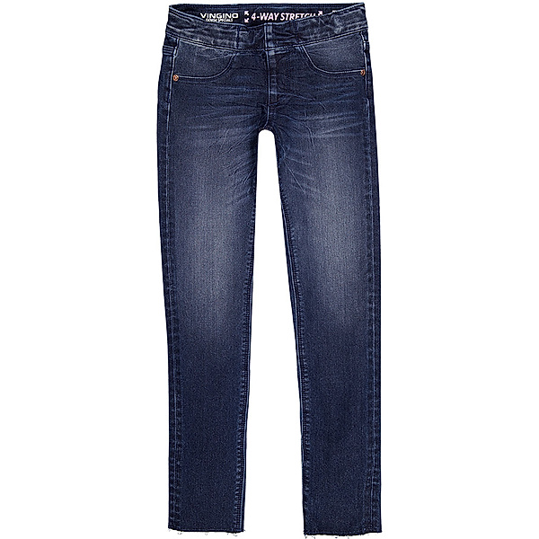 Vingino Jeans-Hose BIBINE CROPPED in blue vintage