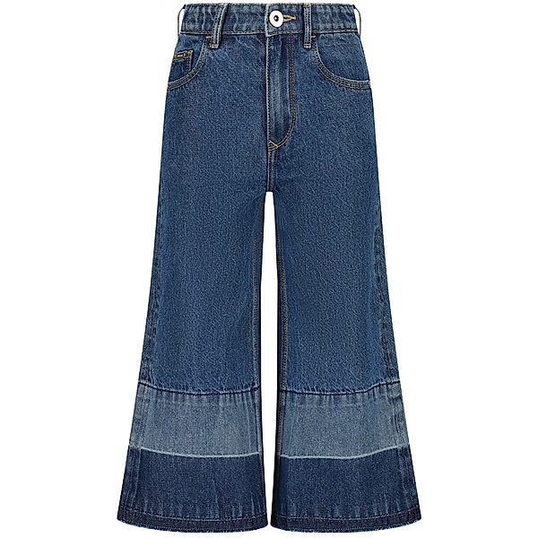 Vingino Jeans-Hose CLOE Wide Leg Cropped in mid blue wash