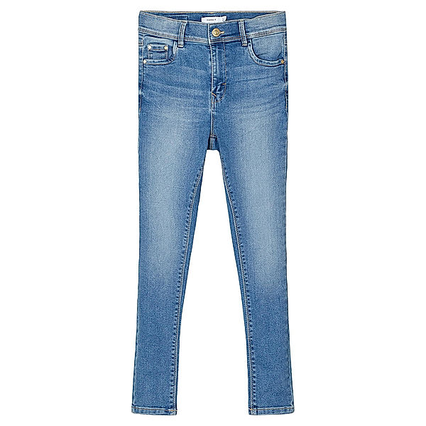 name it Jeans-Hose NKFPOLLY DNMTINDY HW Skinny Fit in light blue