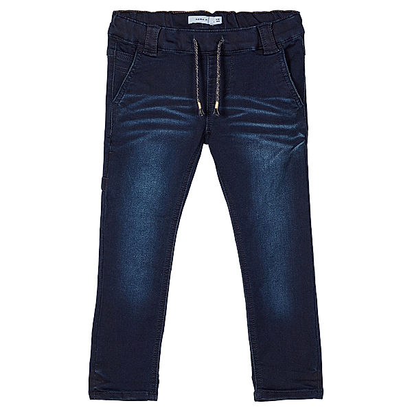 name it Jeans-Hose NMMROBIN DNMBOBOS SWE 3426 in dark denim blue