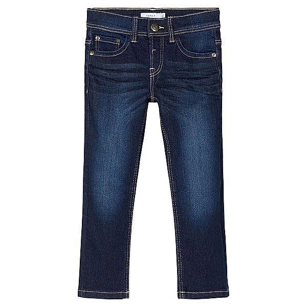 name it Jeans-Hose NMMSILAS DNMTHRIS Slim Fit in dark blue