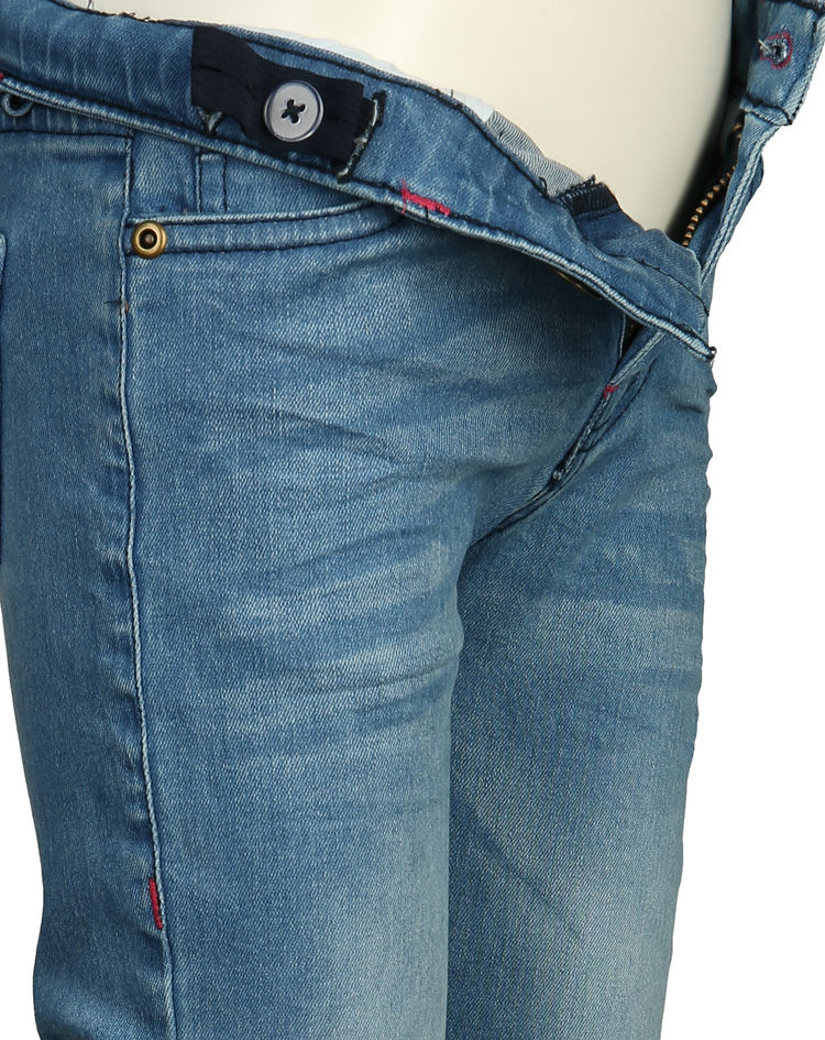 Jeans-Hose PINKES HERZ Skinny Fit in mittelblau kaufen