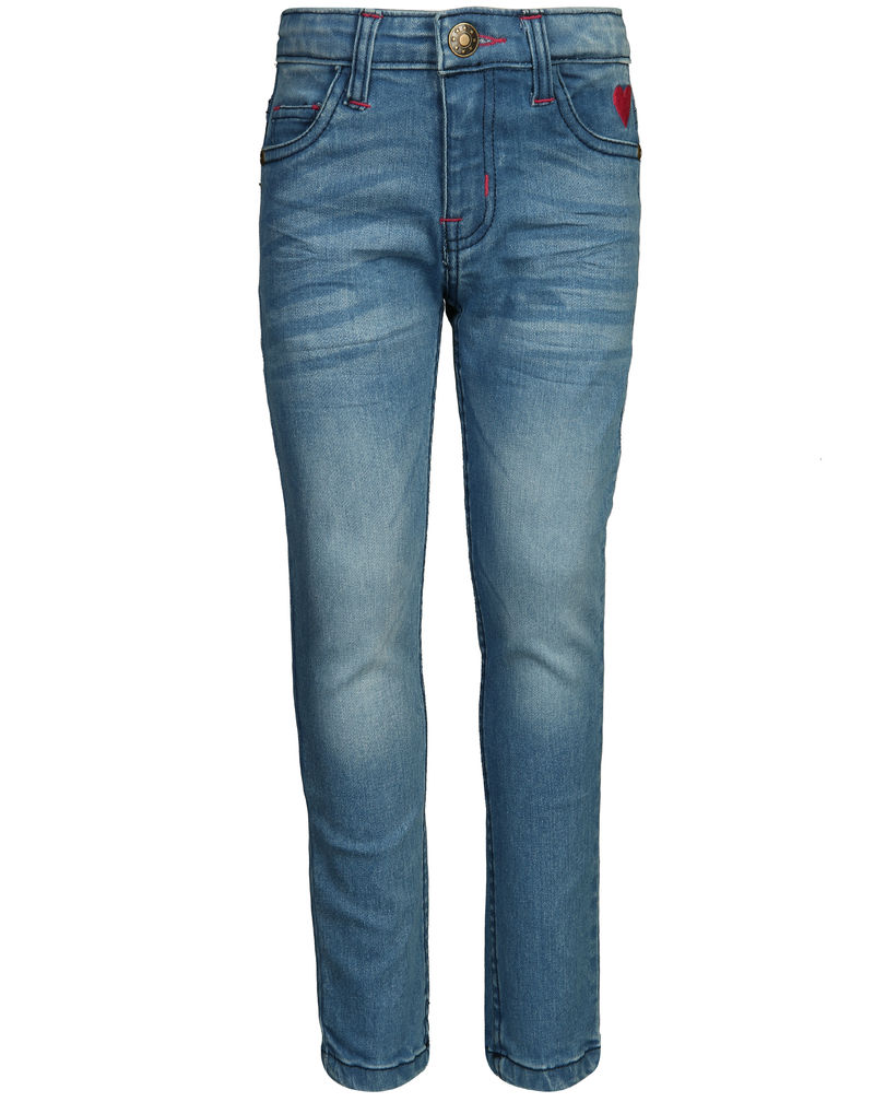 Jeans-Hose PINKES HERZ Skinny Fit in mittelblau | Weltbild.de