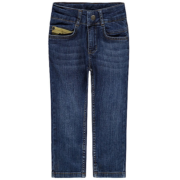 Kanz Jeans-Hose RAISED BY WOLVES in dark blue denim