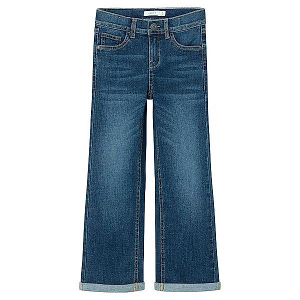 name it Jeans NKFPOLLY WIDE 9663-IC in dark blue denim