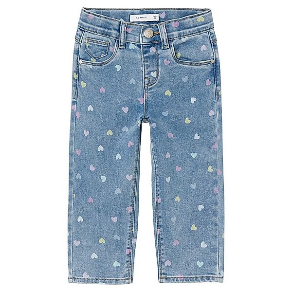 name it Jeans NMFBELLA MOM HEARTS 3555-ON F in medium blue denim