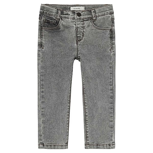 Lil' Atelier Jeans NMMRYAN REG 4204-IN in light grey denim