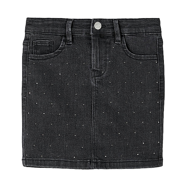 name it Jeans-Rock NKFSIA DOTS in black denim