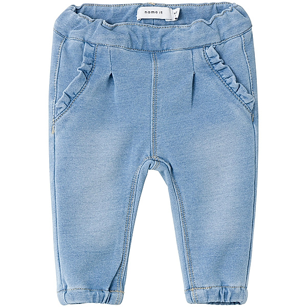 name it Jeans-Schlupfhose NBFBELLA ROUND 6101-TR in light blue