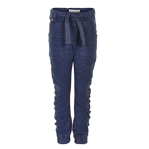 Minymo Jeans-Schlupfhose TWILL – LOOSE FIT in dark navy