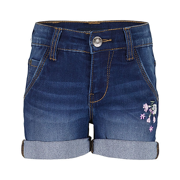 BLUE SEVEN Jeans-Shorts COSY FLOWER in dunkelblau
