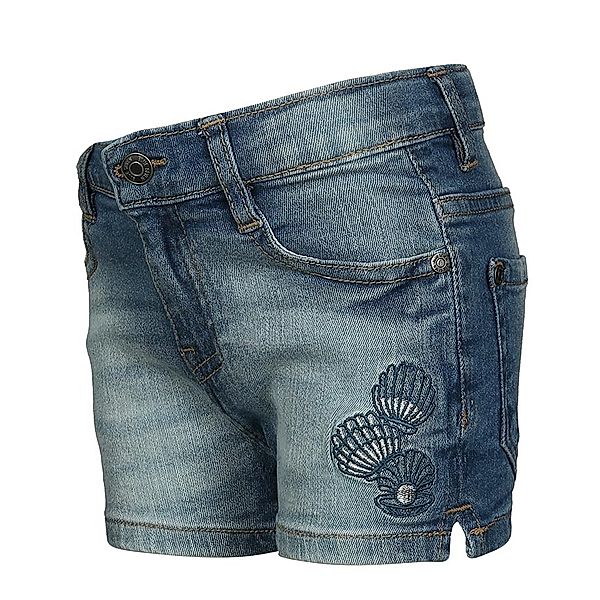 BLUE SEVEN Jeans-Shorts MERMAIDS mit Stickerei in blue denim