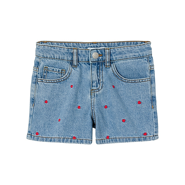 name it Jeans-Shorts NKFBELLA 3674-BE DOTS in light blue denim