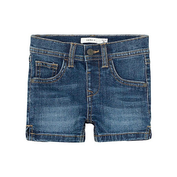 name it Jeans-Shorts NMFSALLI Slim Fit in dark blue denim