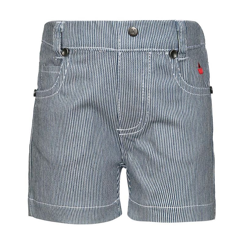 Jeans-Shorts ROTES BOOT geringelt in denim/weiß