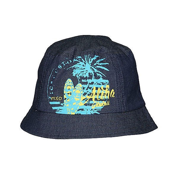 maximo Jeans-Sommerhut ALOHA HAWAI in dark denim