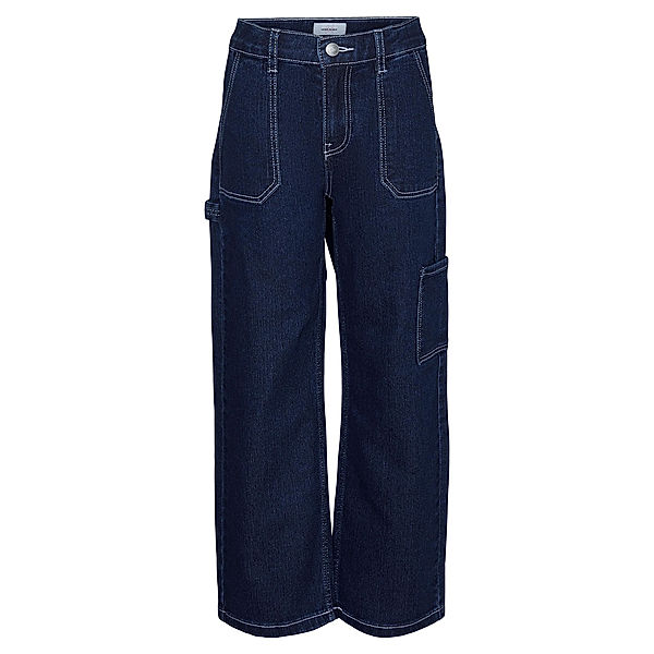 VERO MODA GIRL Jeans VMAMBER STRA CARGO VI3396 in dark blue denim